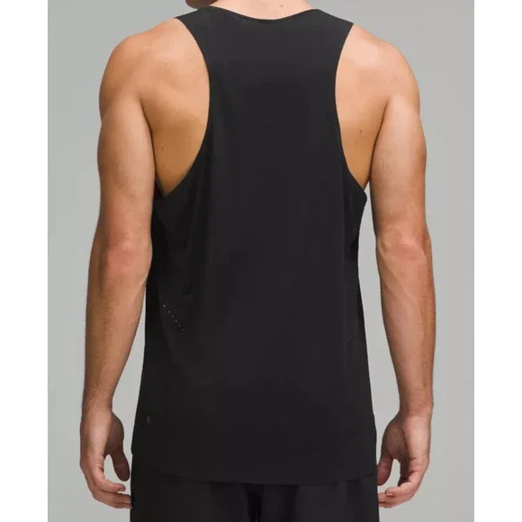 Lululemon Fast Free Singlet Tank Top Black Sleeveless Shirt Men's Size XXL - Picture 8 of 11